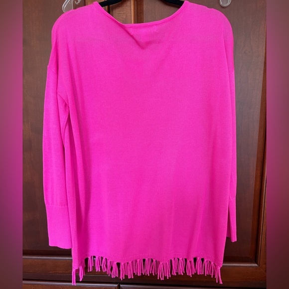 Lilly Pulitzer Emberly Sweater Mandevilla Pink Size Medium - Picture 3 of 3